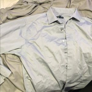 Dockers & Van Heusen button up dress shirts.